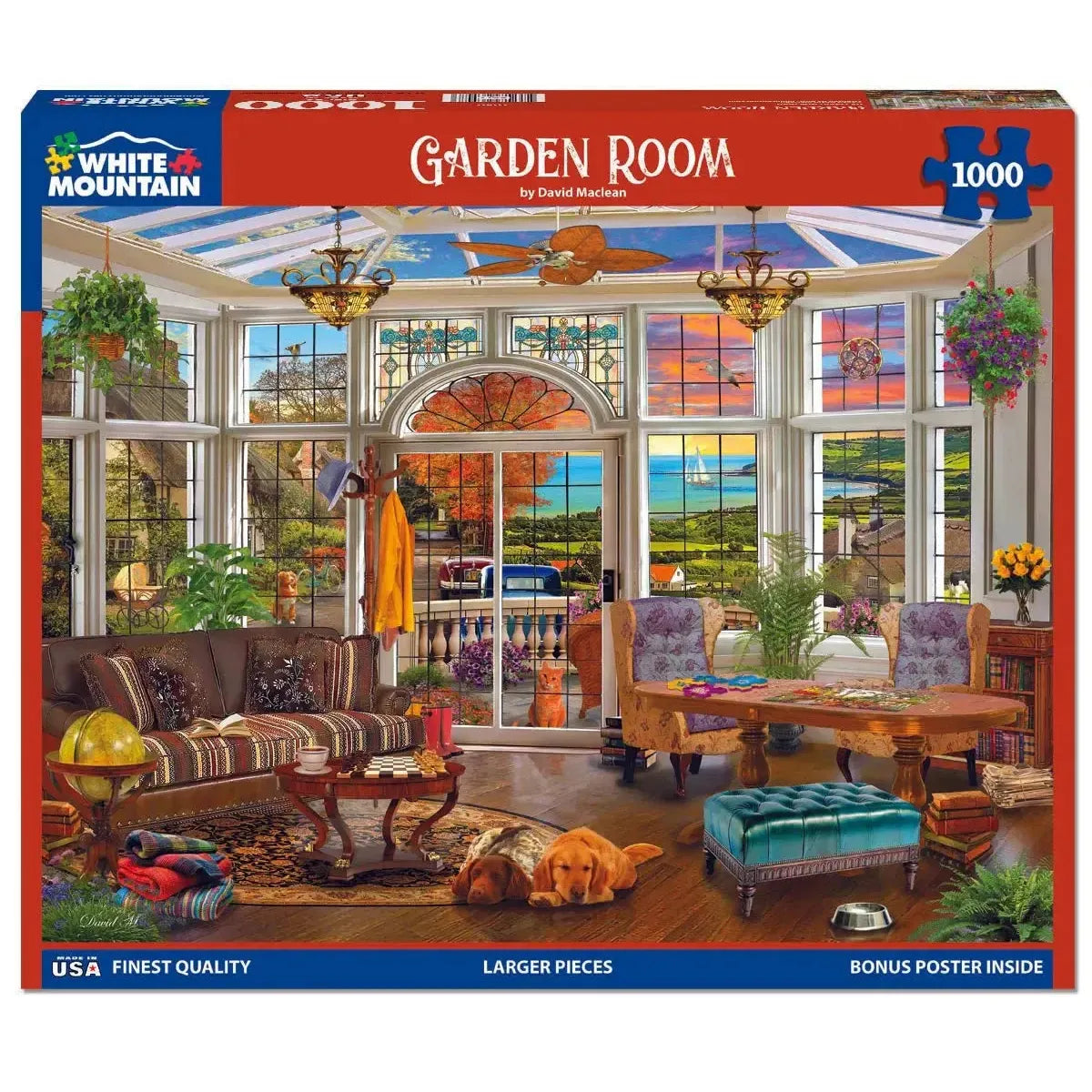 Garden Room 1000 Piece Jigsaw Puzzle White Mountain