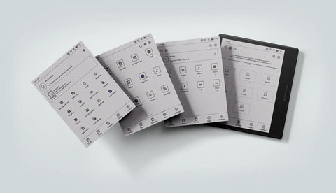 Boox Go 7 apps and home pages
