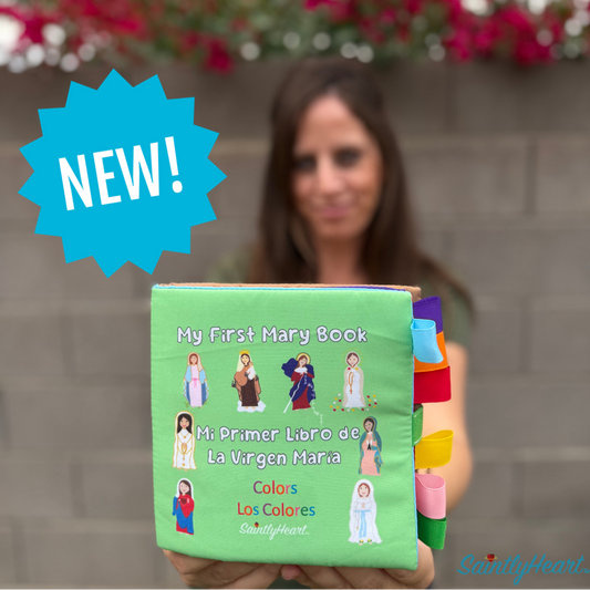 My First Mary Book: Colors / Mi primer libro de la Virgen María: Los Colores (An English–Spanish Bilingual Cloth Book)