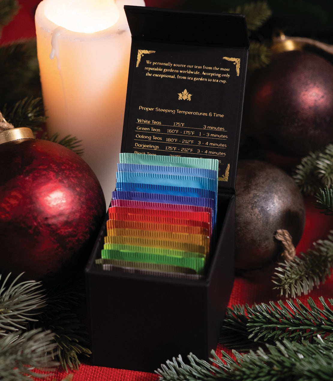 Harney Heritage – Bolsita de té con muestrario en caja negra