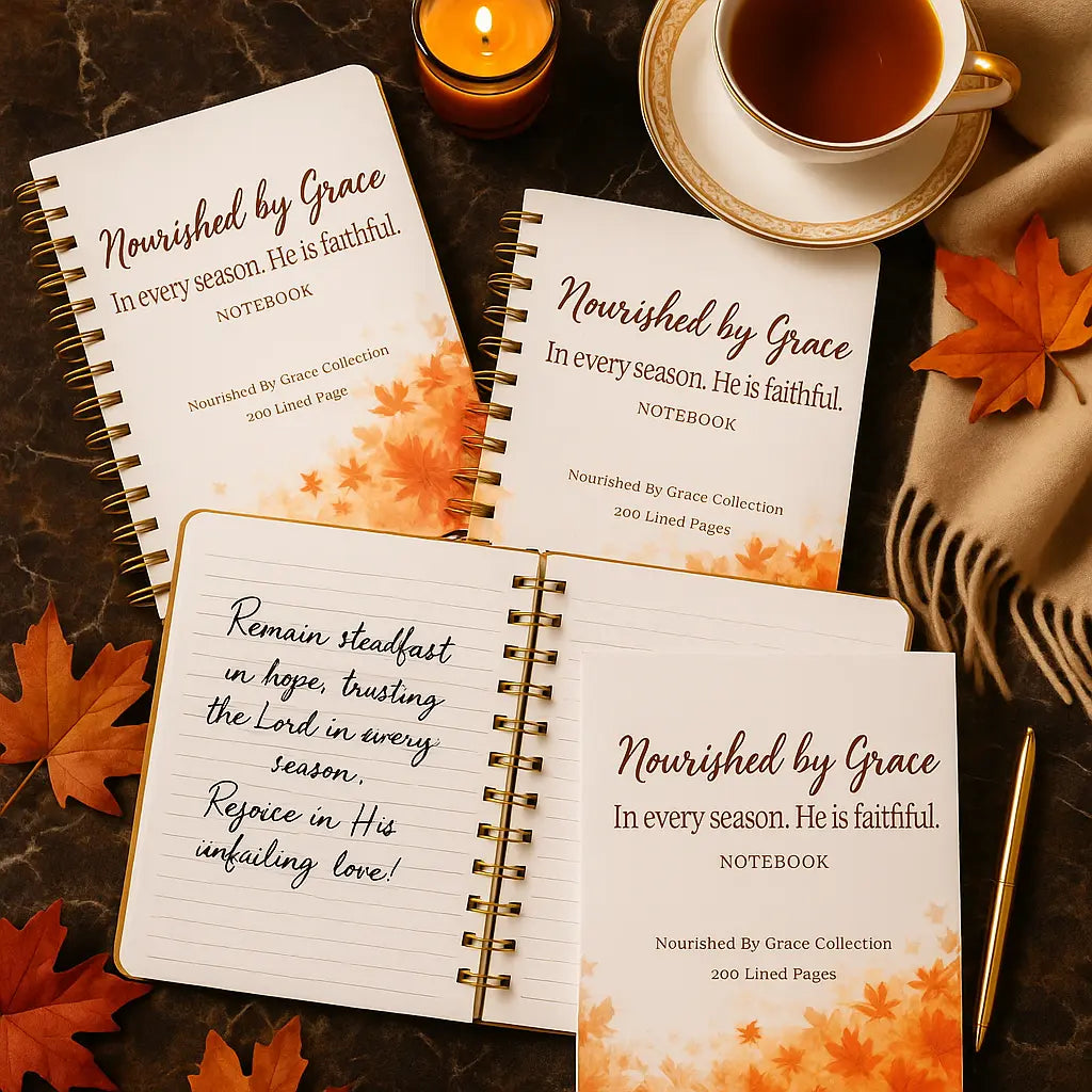 He Is Faithful – Autumn Scripture-Inspired Notebook