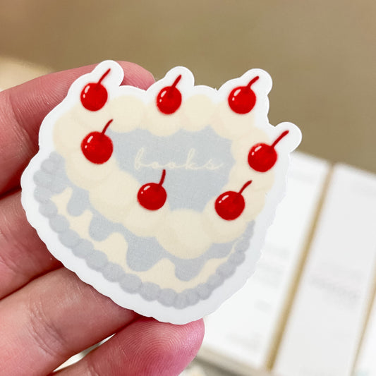 Maddie Fox (Shop Book Fox) - Book Cake | Bookish Stickers