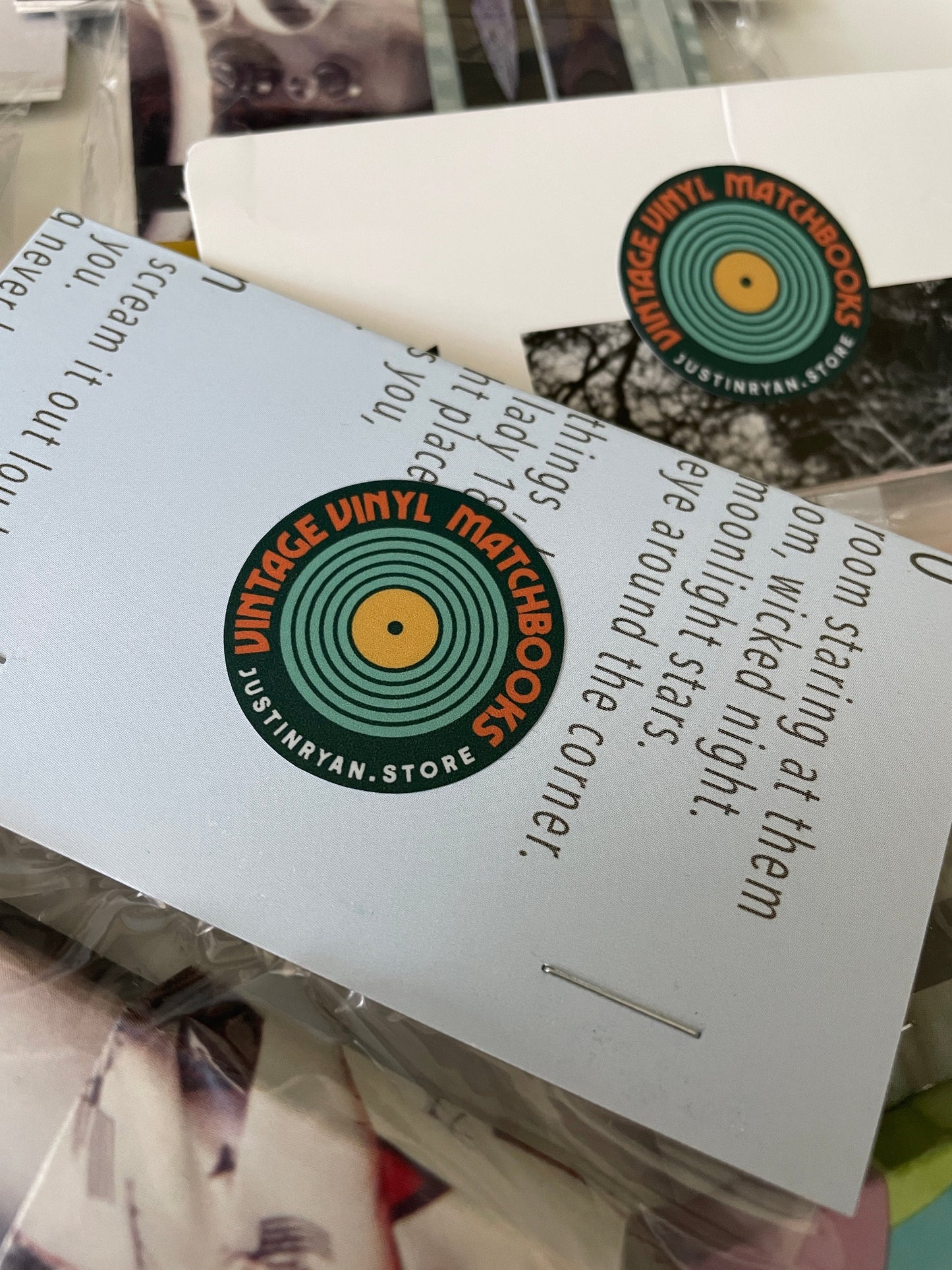 Vintage Vinyl Matchbooks - A set of 4!