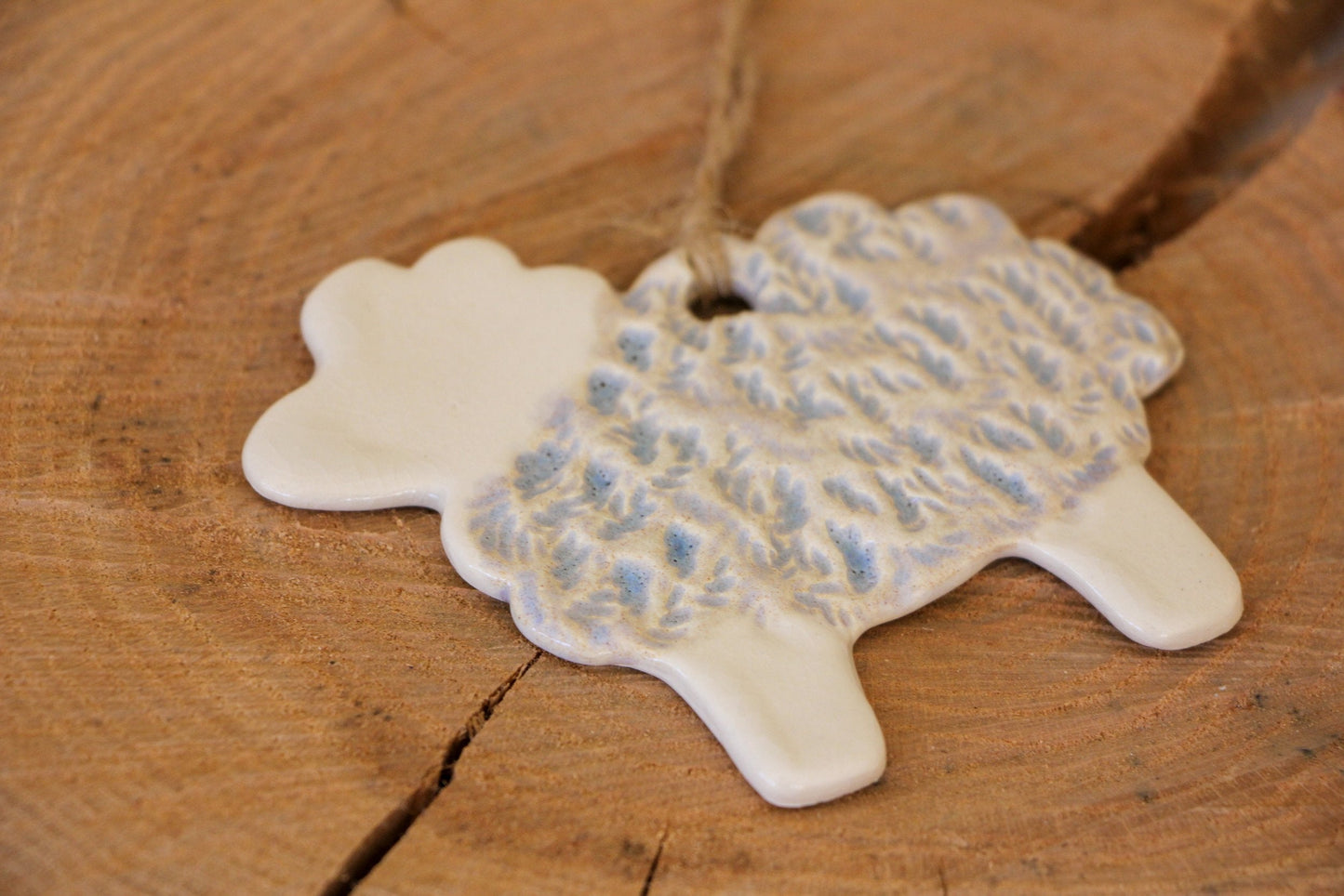 Ceramic Sheep Ornament