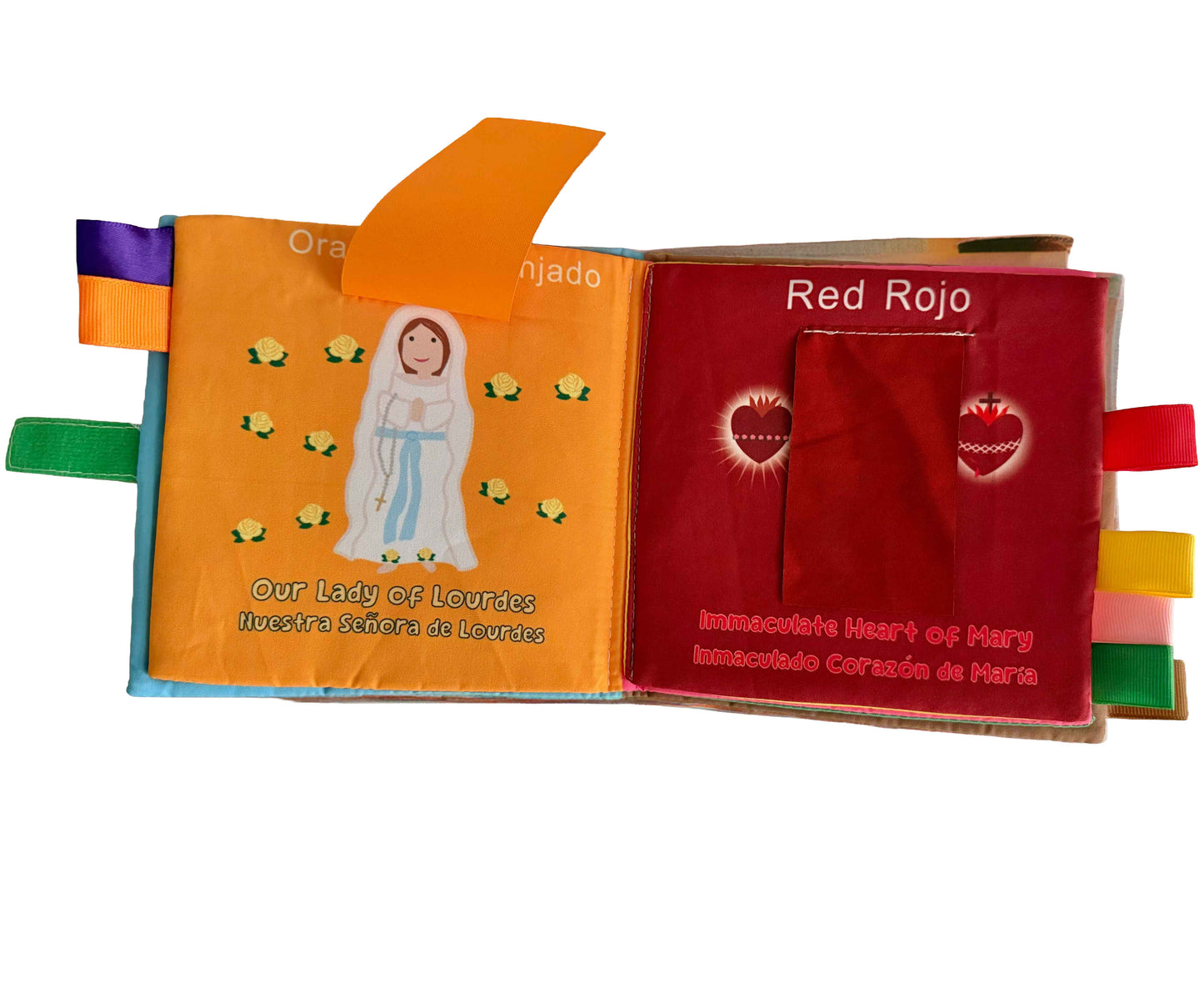 My First Mary Book: Colors / Mi primer libro de la Virgen María: Los Colores (An English–Spanish Bilingual Cloth Book)