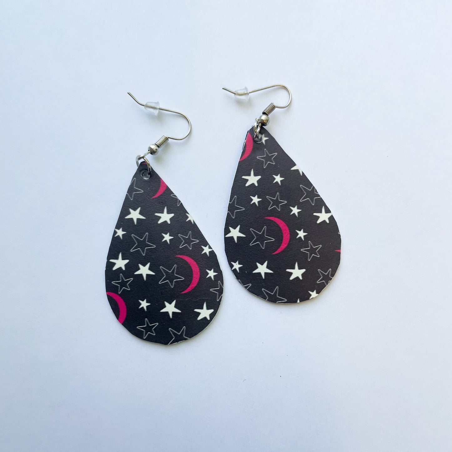 2 Inch Witchy Stuff Emily Style 1 Layer Dangle Earrings | Emily Style Dangle Earrings | Layered Teardrop Shape