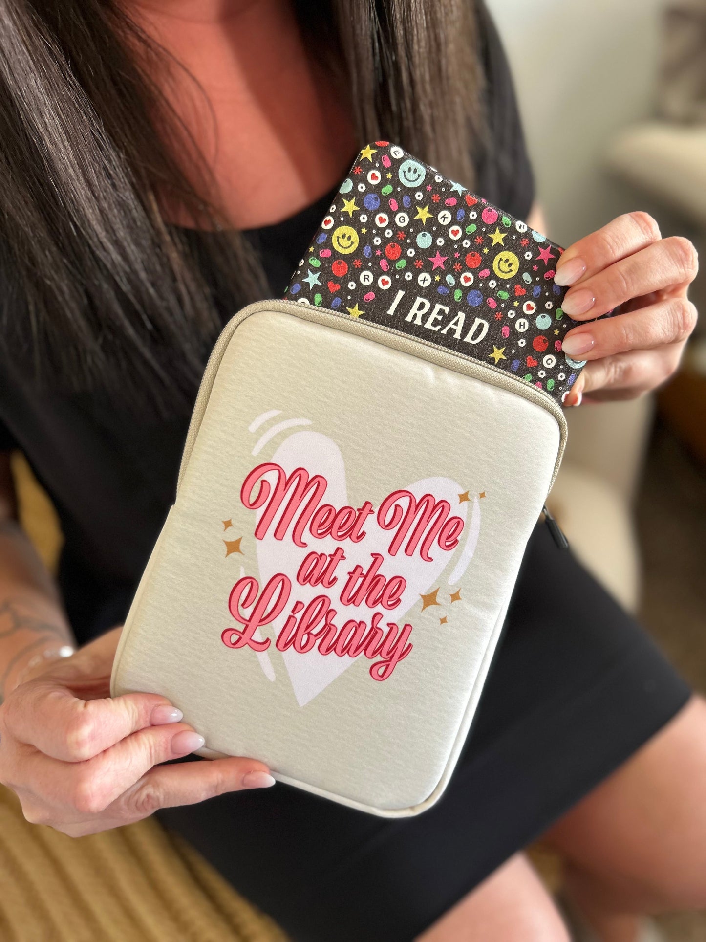 Meet Me at the Library Book Sleeve