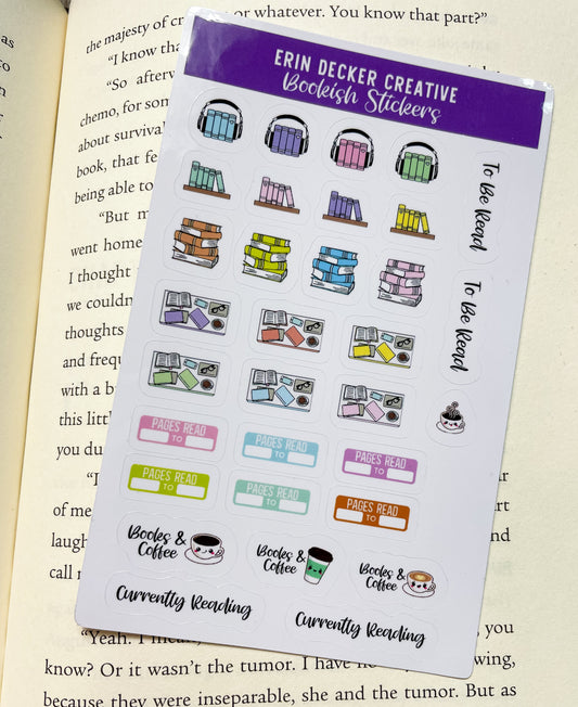 Bookish Sticker Sheet
