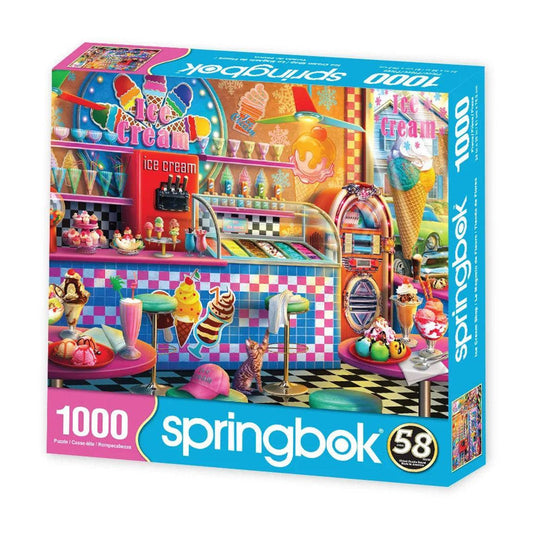 Ice Cream Shop 1000 Piece Jigsaw Puzzle Springbok