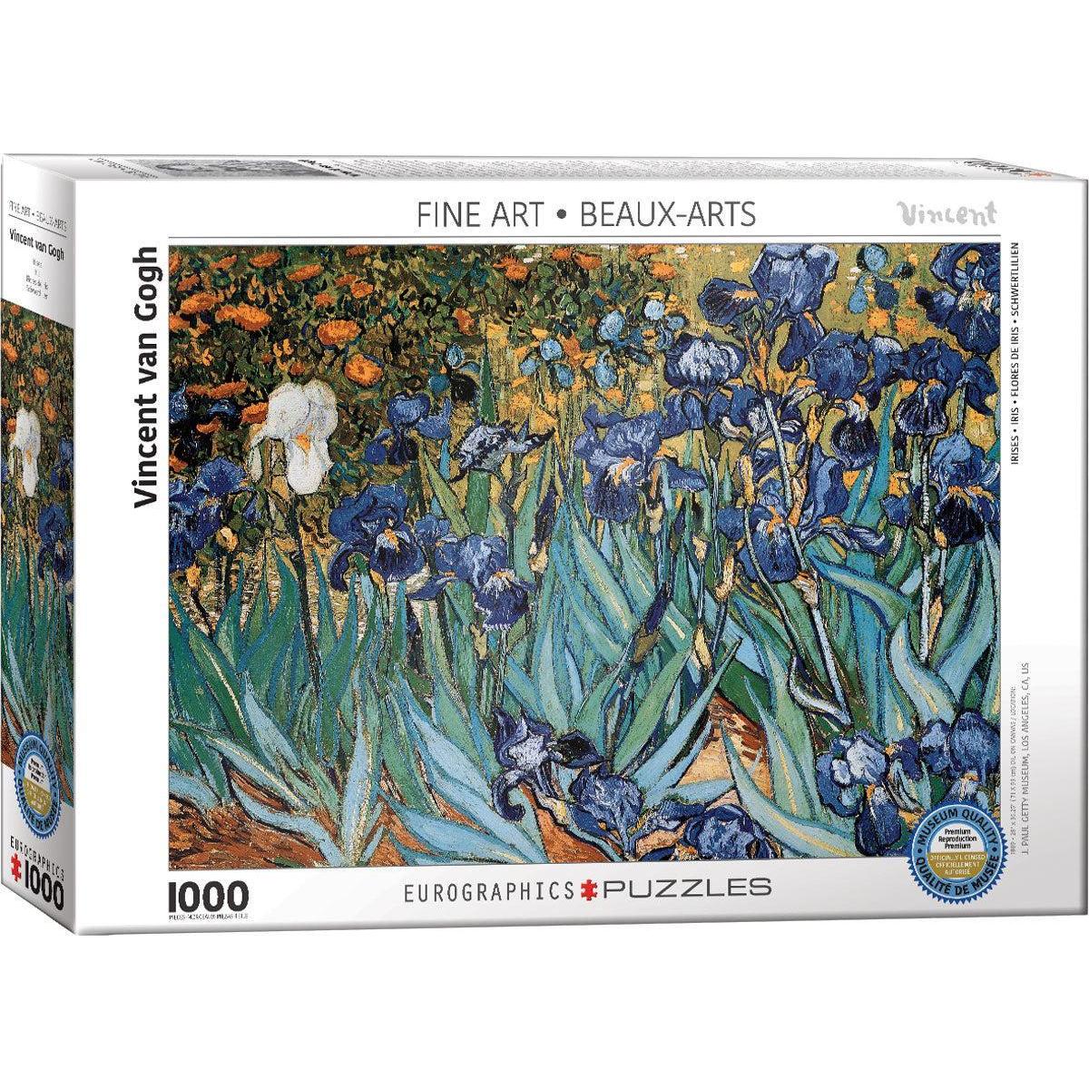 Irises by Vincent van Gogh 1000 Piece Jigsaw Puzzle Eurographics