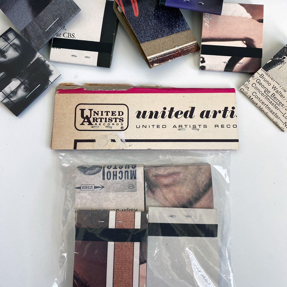Vintage Vinyl Matchbooks - A set of 4!