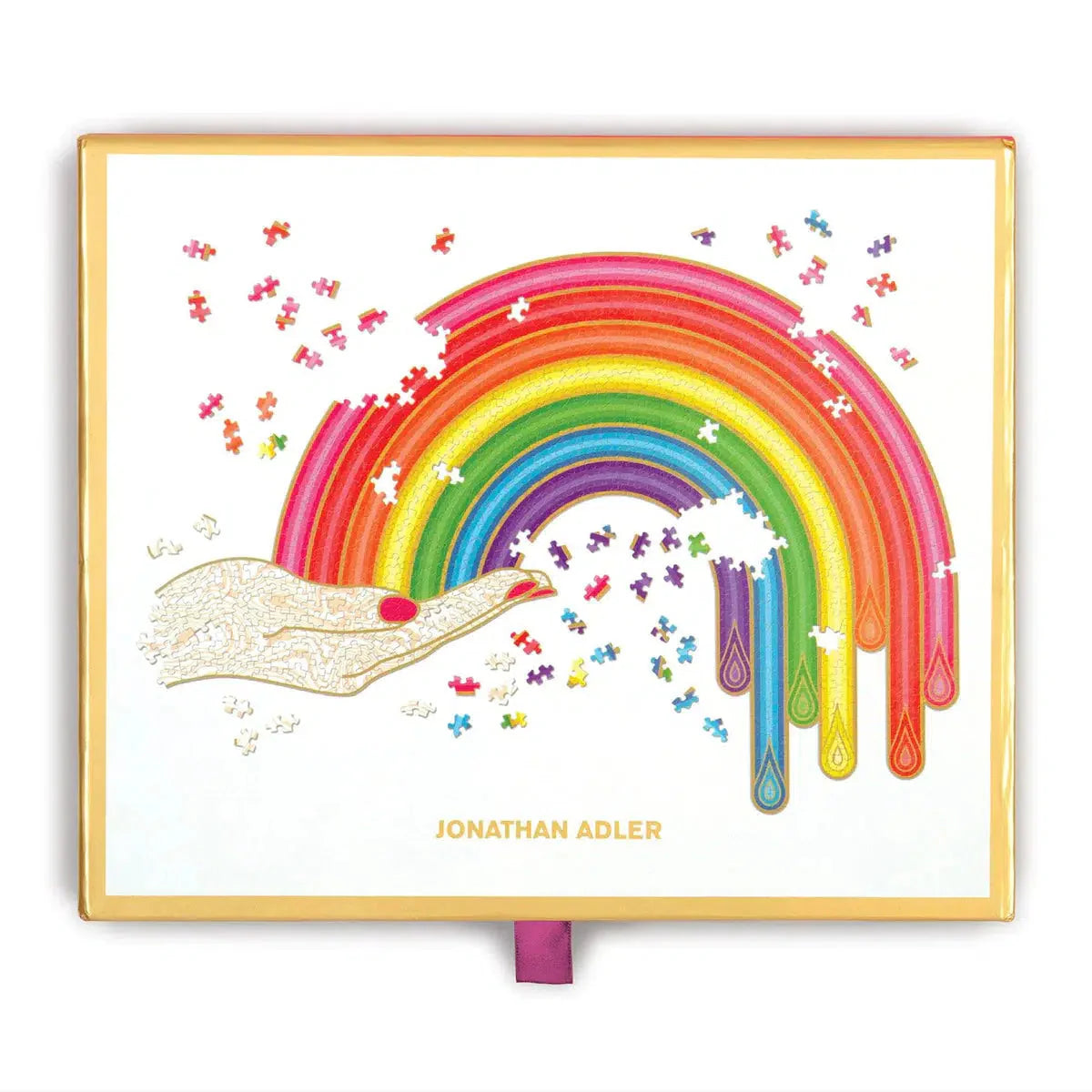 Jonathan Adler Rainbow Hand 750 Piece Jigsaw Puzzle Galison