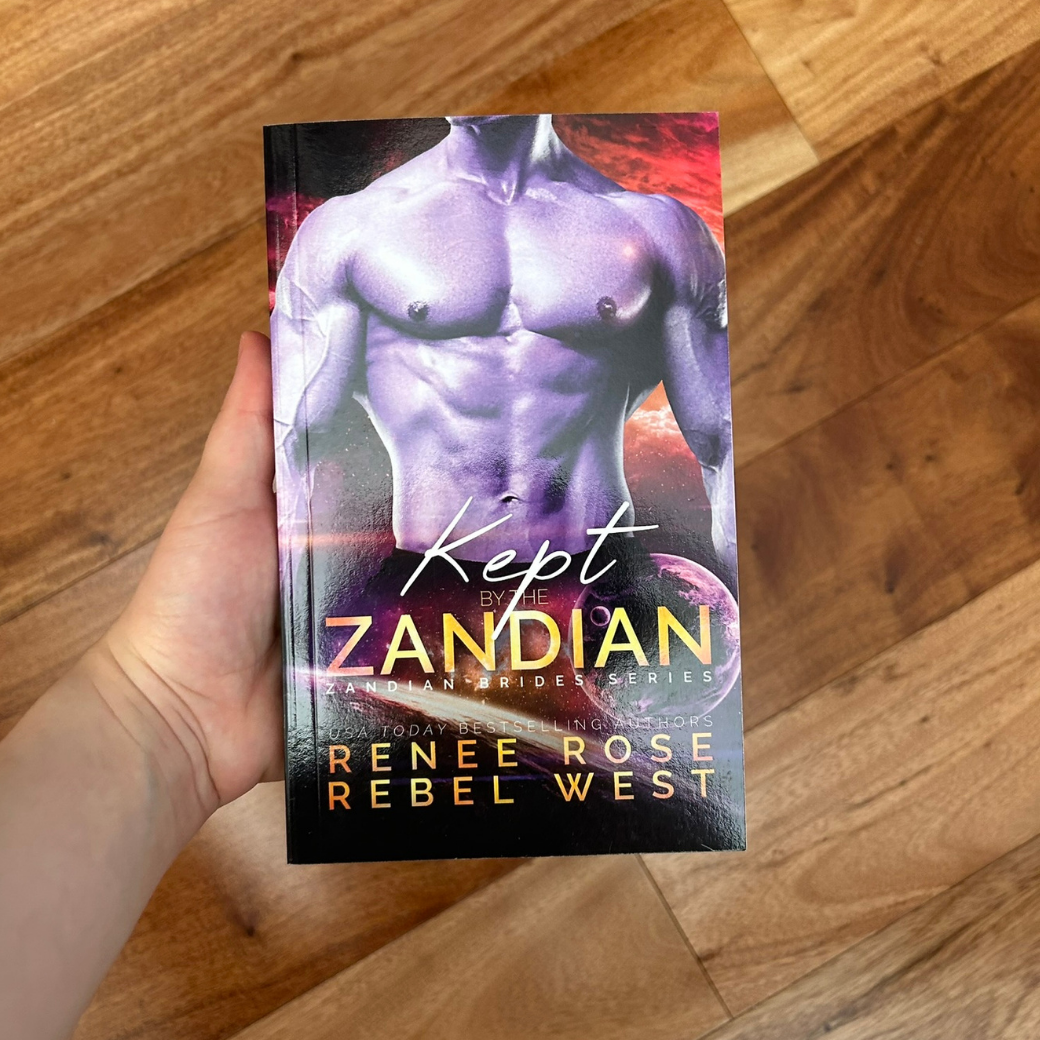 Zandian Brides Book 5: Kept by the Zandian - Signed Paperback