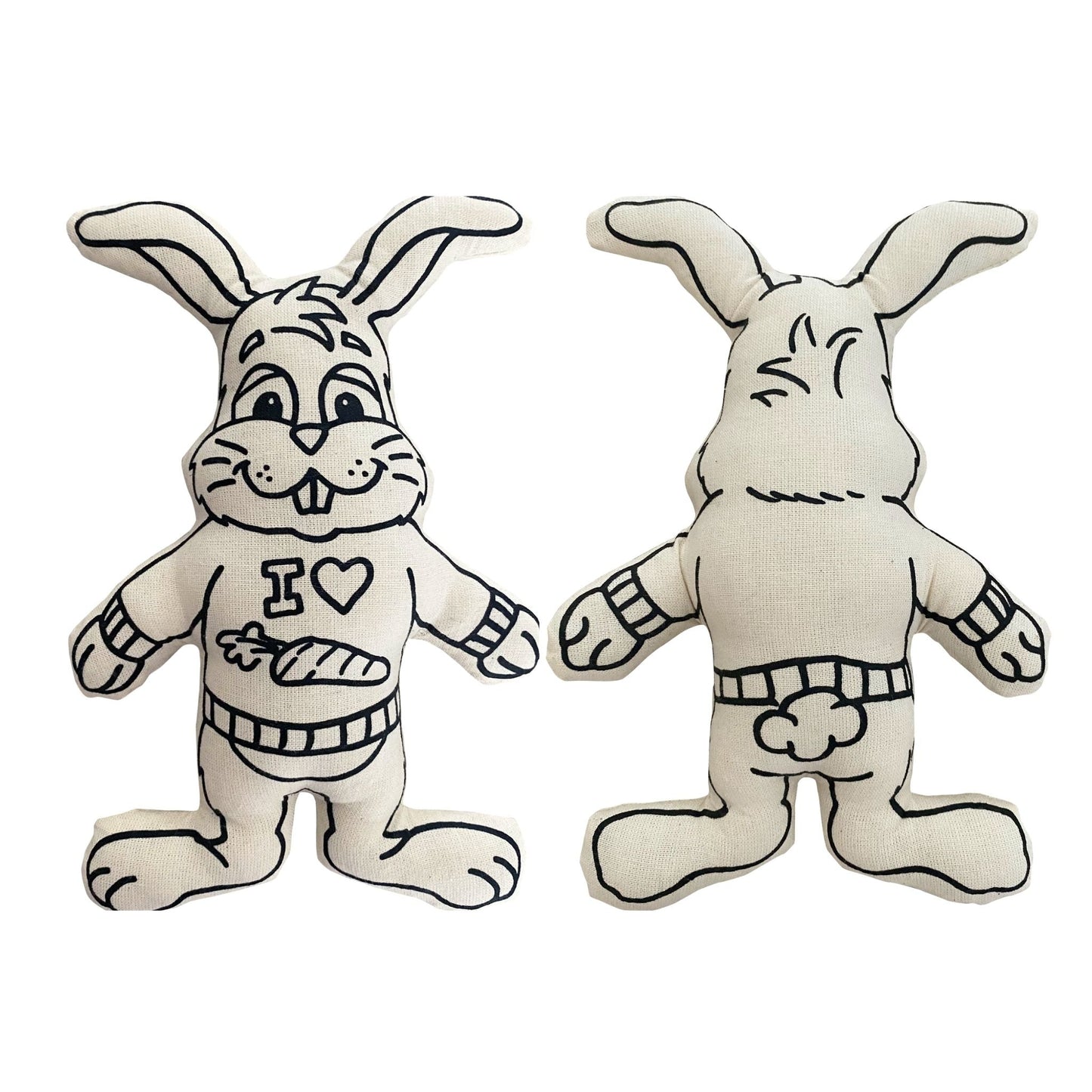 Kiboo Kids Bunny with Carrot Backpack for Coloring and Play