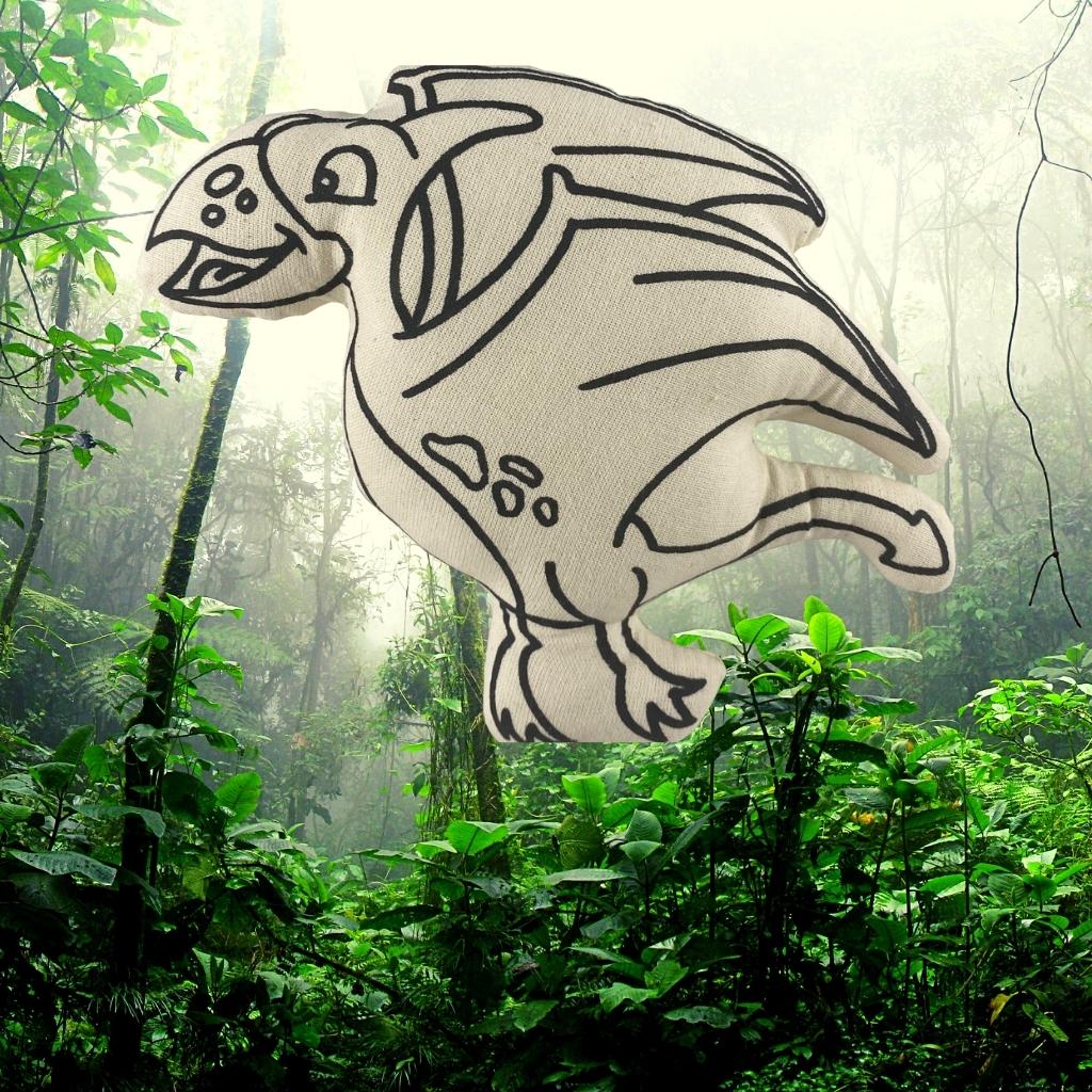 Kiboo Kids Jurassic Series: Kiboosaurs Pterodactyl for Coloring and Creative Play