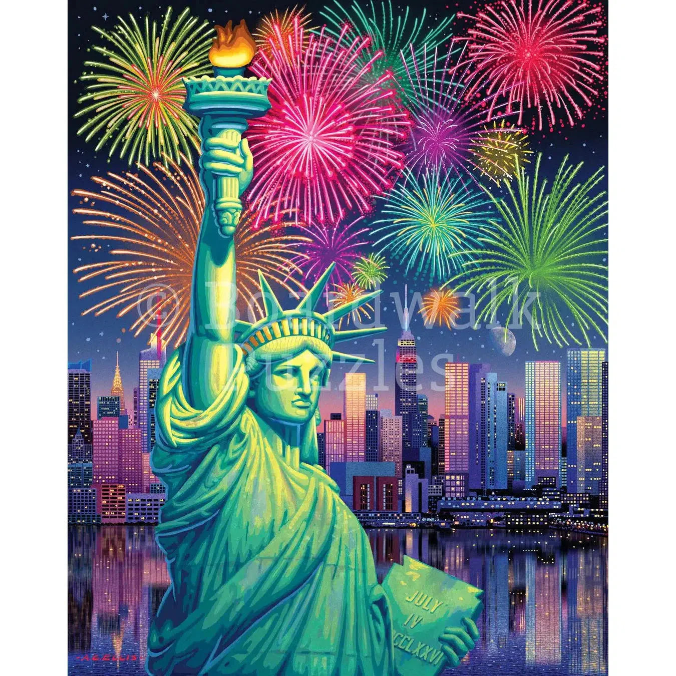 Lady Liberty 500 Piece Jigsaw Puzzle Boardwalk