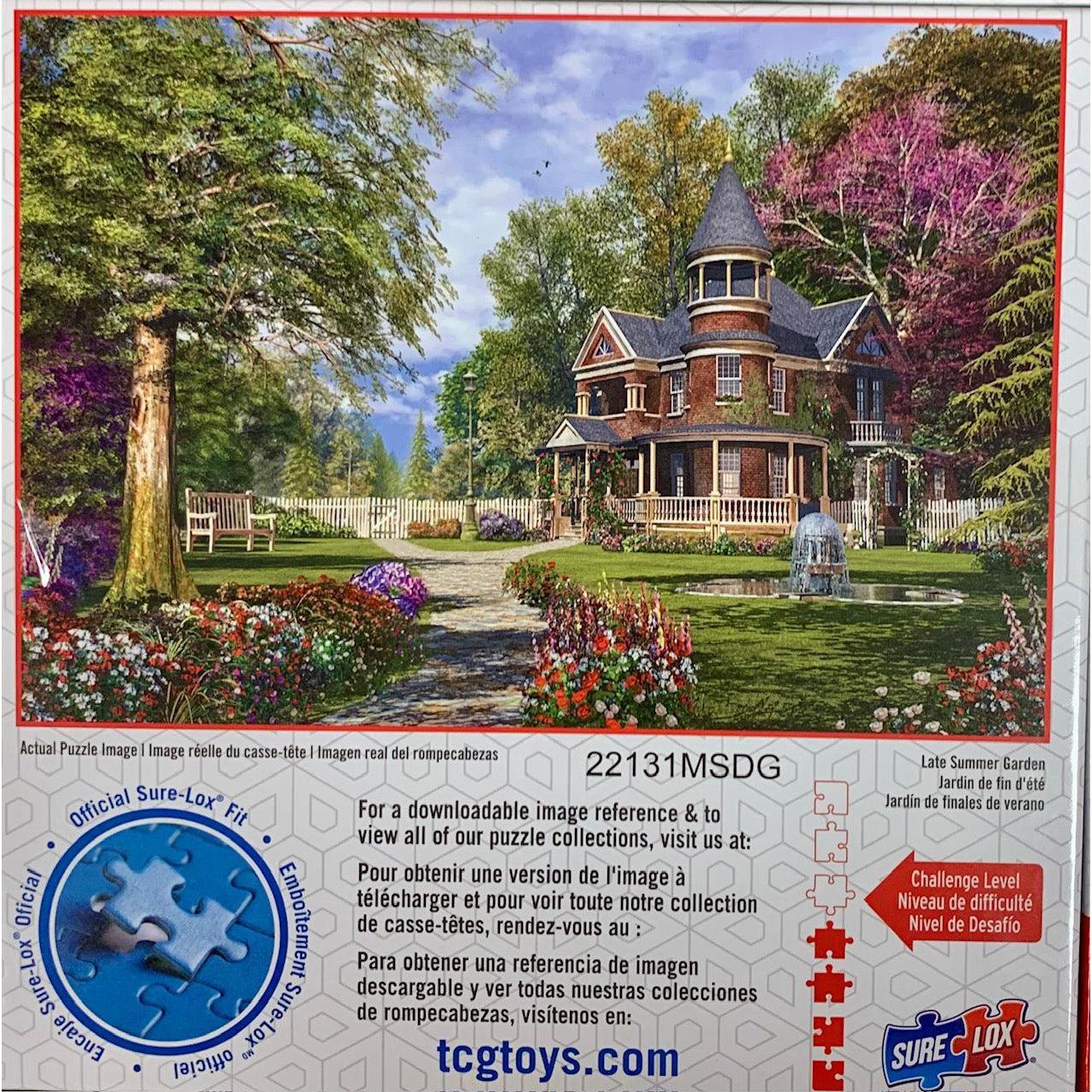 Late Summer Garden Puzzler's Choice 500 Piece Jigsaw Puzzle Sure Lox