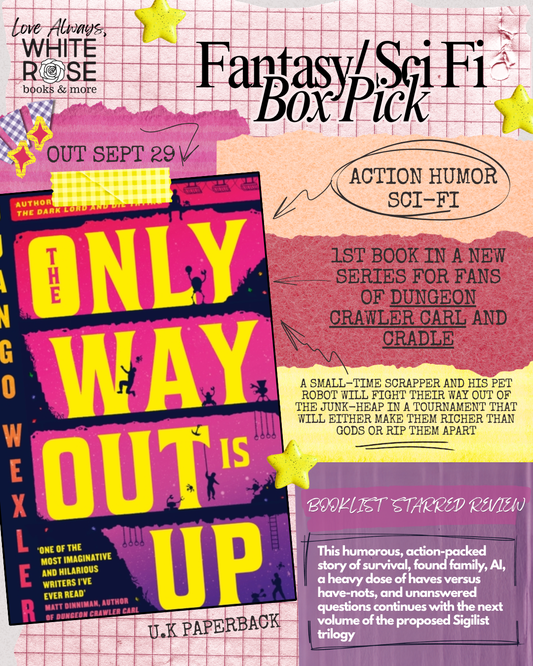 Fantasy/Science Fiction Subscription Box: SEPTEMBER Selection: The Only Way Out is Up by Django Wexler