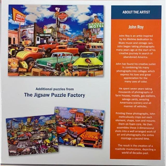 Motel Alley Classic Cars 750 Piece Jigsaw Puzzle Leap Year