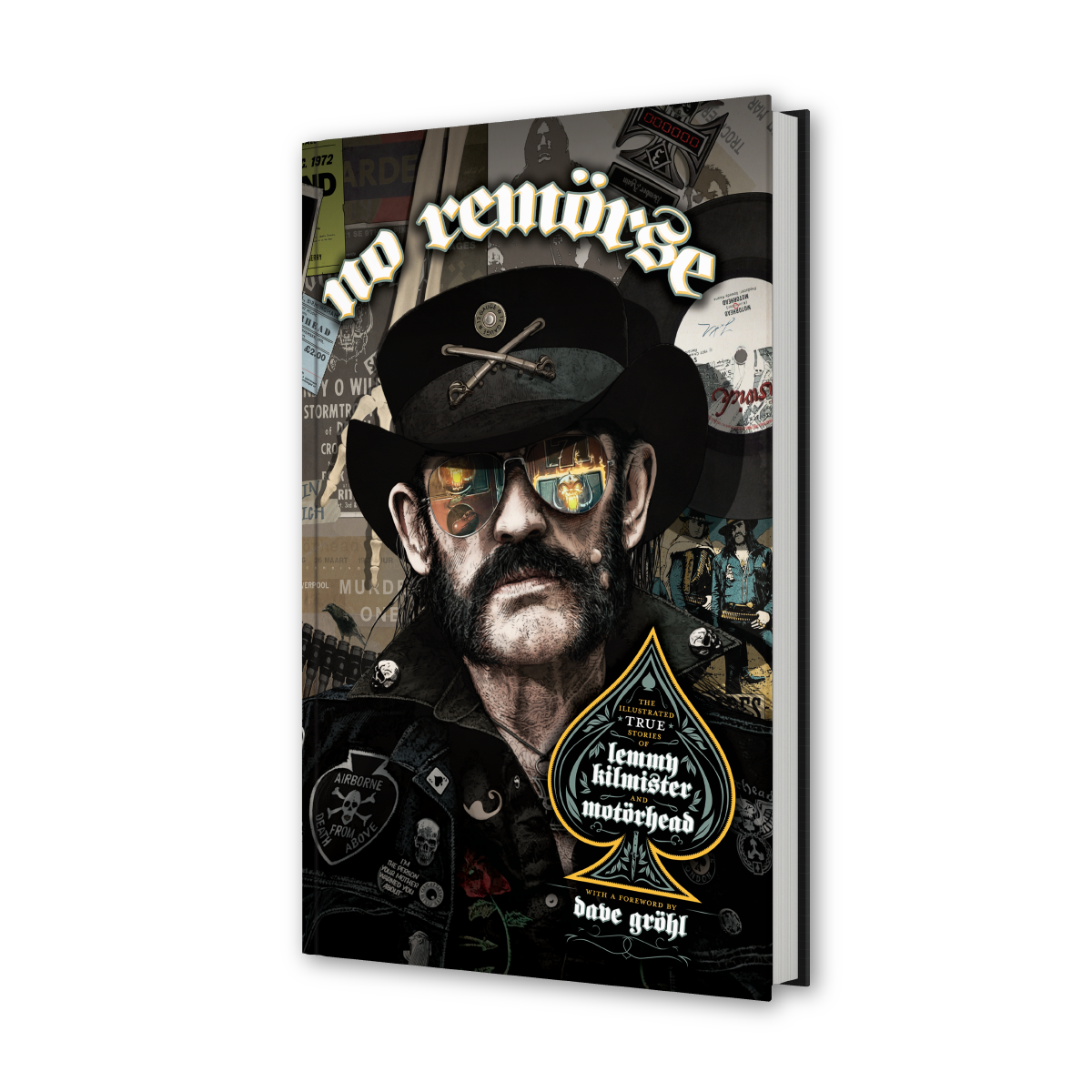 SIN REMORDIMIENTOS: LAS HISTORIAS REALES ILUSTRADAS DE LEMMY KILMISTER Y MOTÖRHEAD - TAPA DURA ESTÁNDAR