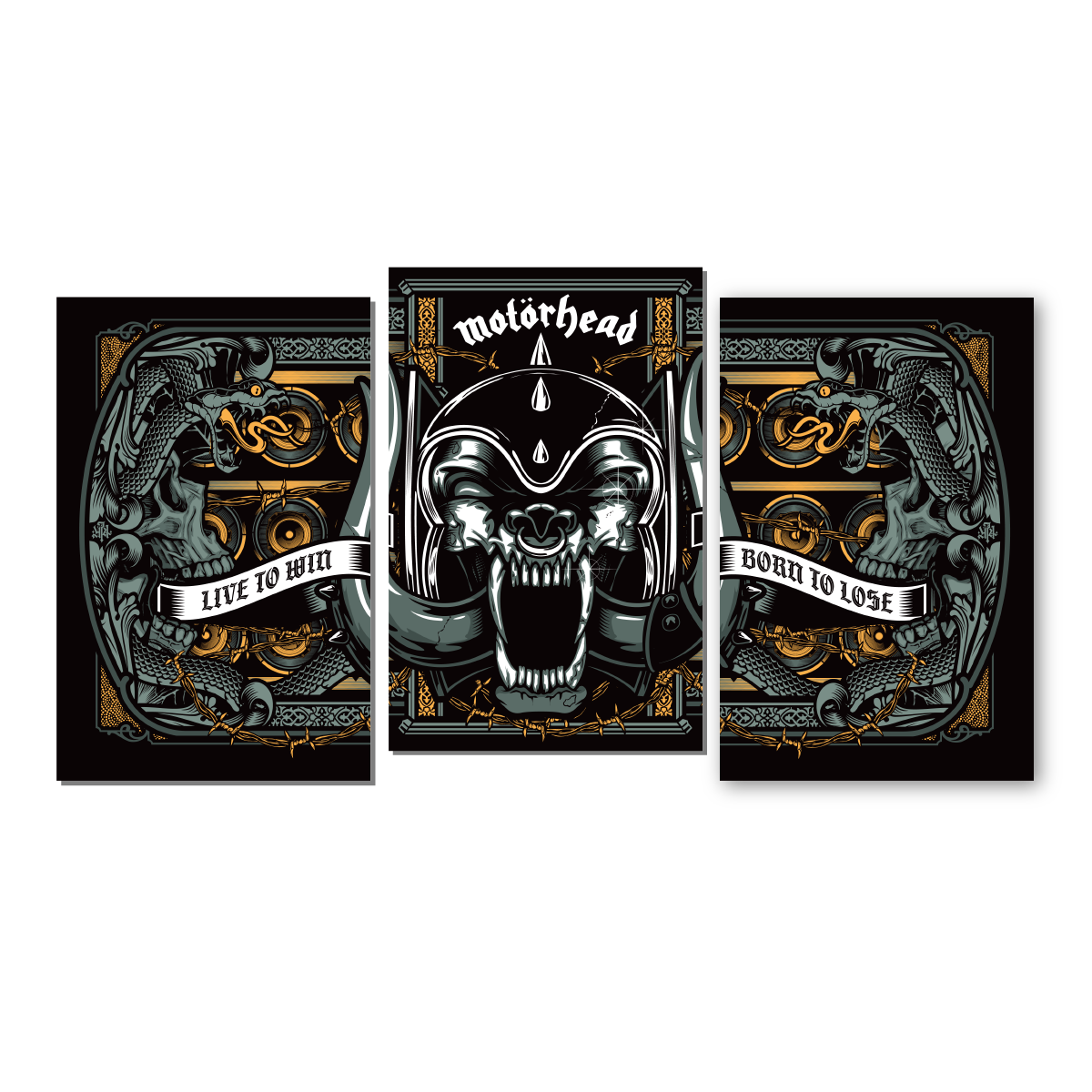 SIN REMORDIMIENTO: LAS HISTORIAS REALES ILUSTRADAS DE LEMMY KILMISTER Y MOTÖRHEAD - EDICIÓN DELUXE + VINILO DE 2 LP