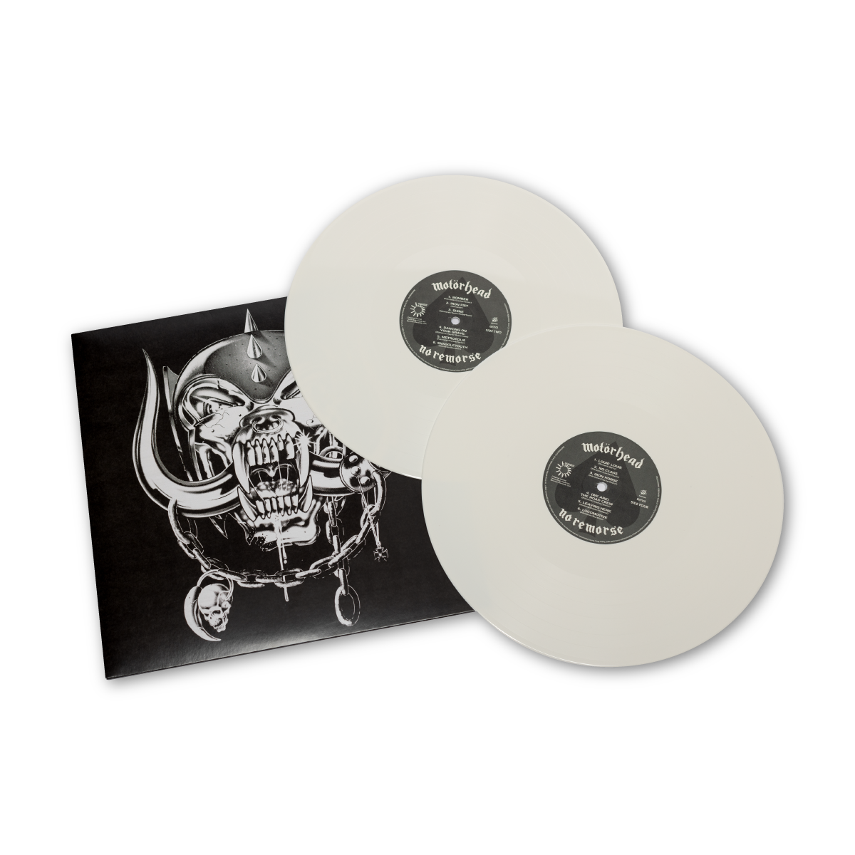 Motörhead - No Remorse Edición limitada de vinilo blanco de 2 LP