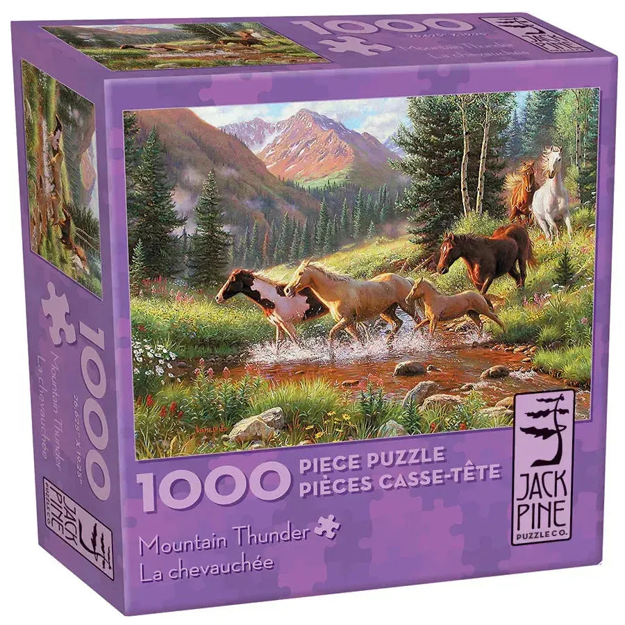 Mountain Thundaer 1000 Piece Jigsaw Puzzle Jack Pine