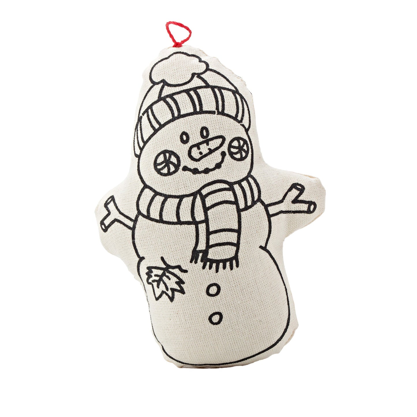 Kiboo Kids - Christmas Ornaments Duo - Gingerbread Man and Snowman Coloring Set