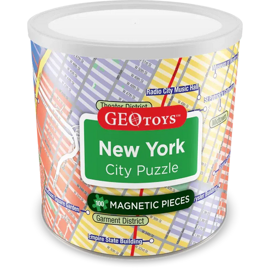 New York City 100 Piece Magnetic Jigsaw Puzzle Geotoys