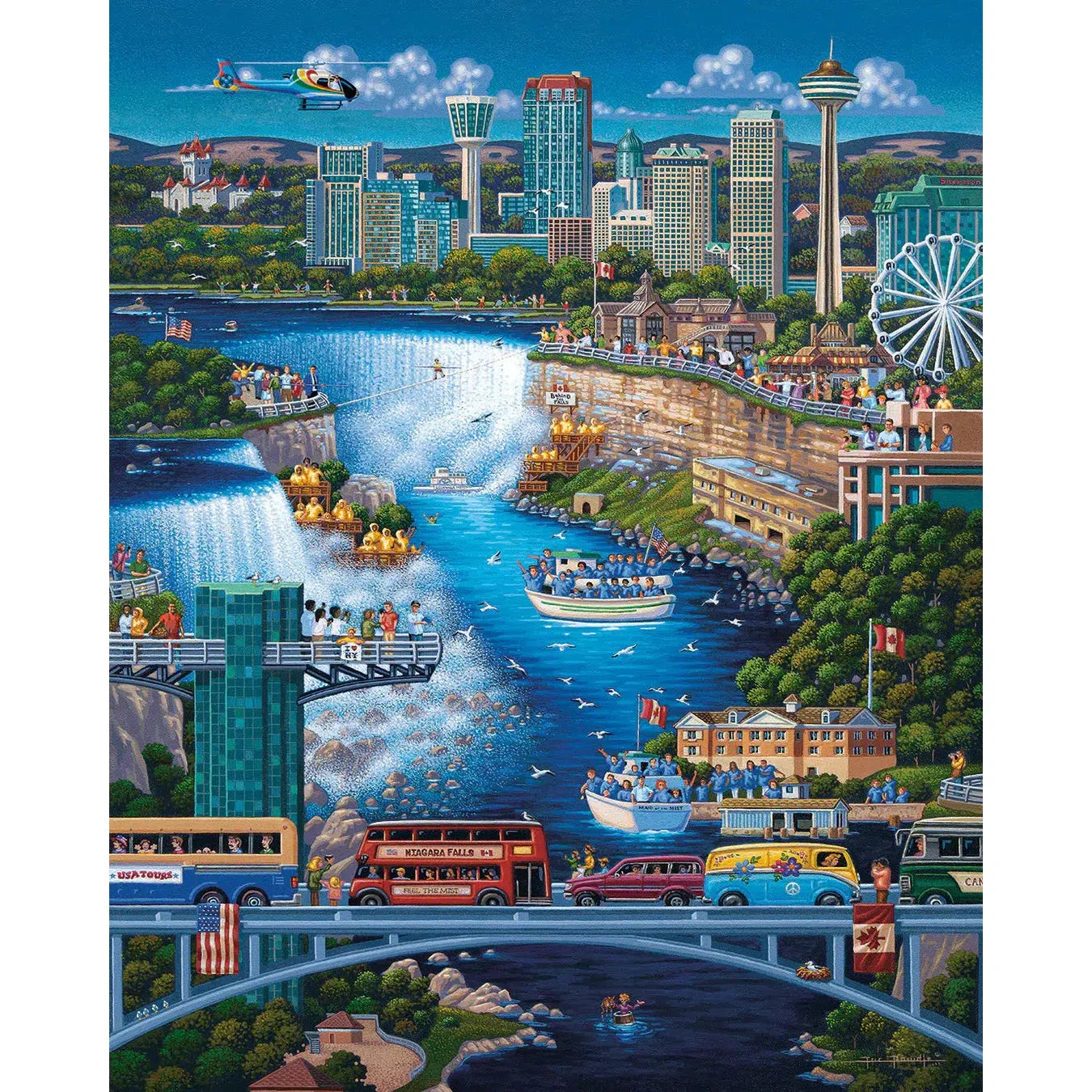 Niagara Falls 210 Piece Jigsaw Puzzle Dowdle