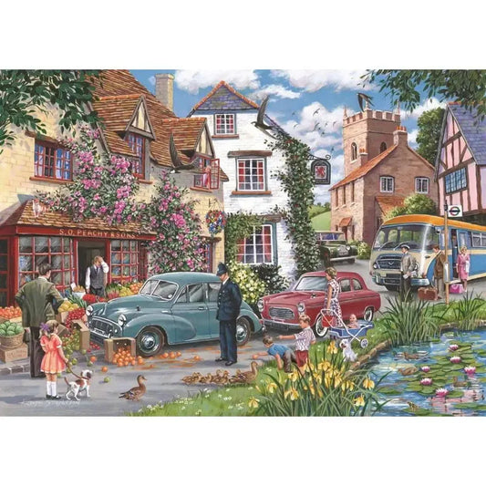 No.25 - Traffic Jam 1000 Piece Find the Difference Jigsaw Puzzle HOP