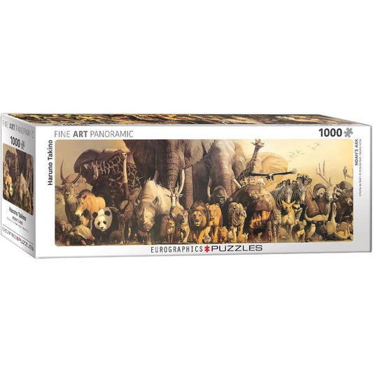 Noah's Ark 1000 Piece Panoramic Jigsaw Puzzle Eurographics