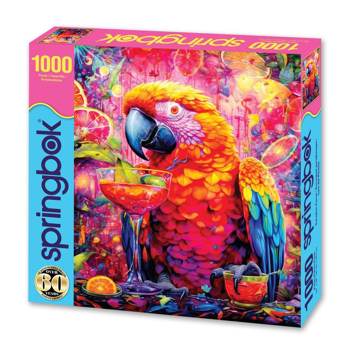 Paradise Parrot 1000 Piece Jigsaw Puzzle Springbok