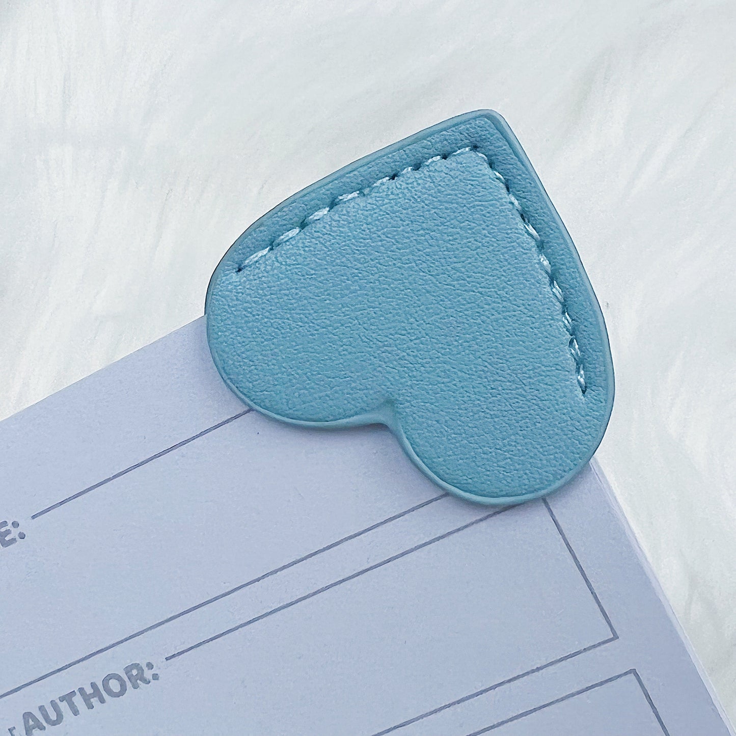 Baby Blue Heart Bookmark