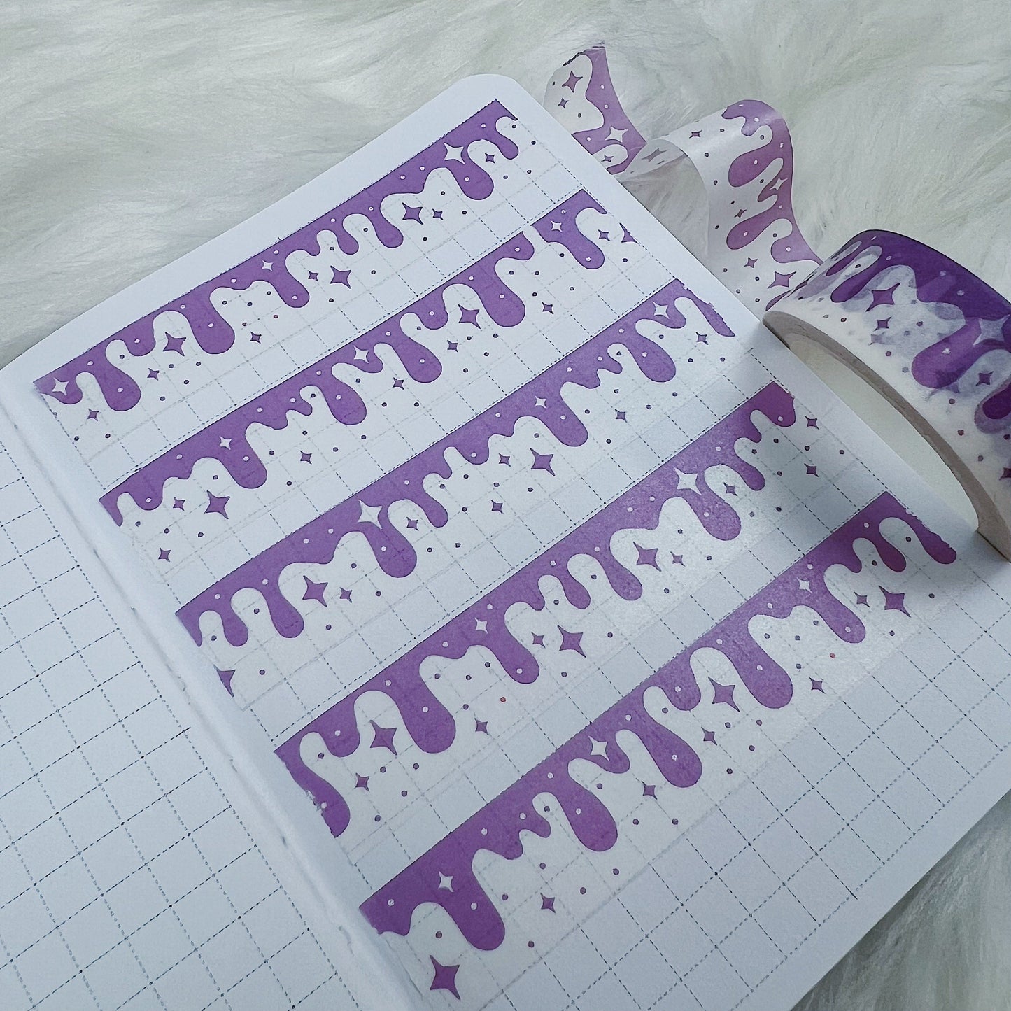 Purple Drip Washi Tape | 15MM