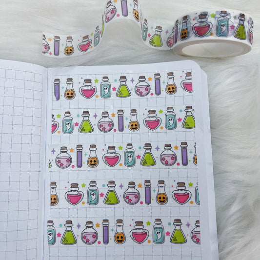 Potion Bottles Washi Tape | 15MM