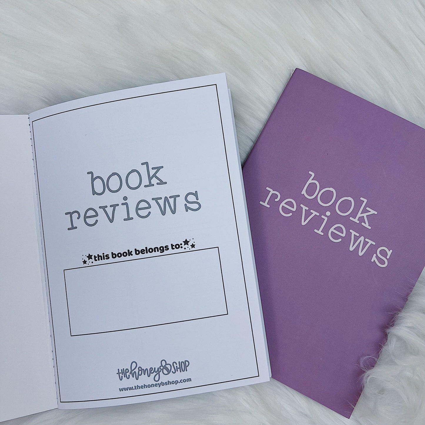 B6 Book Reviews Journal Insert
