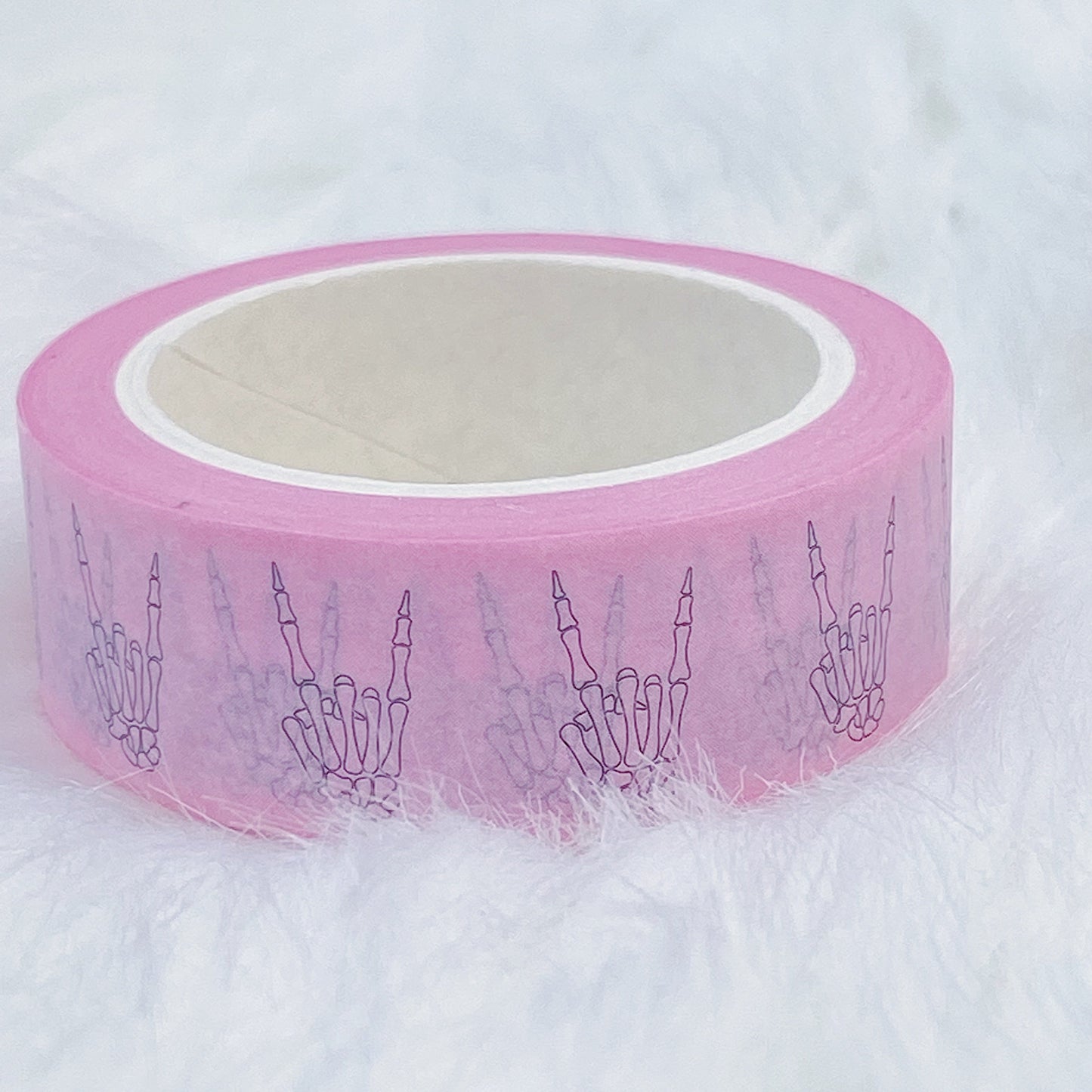 Skele Rock N' Roll Washi Tape | 15MM | Pink