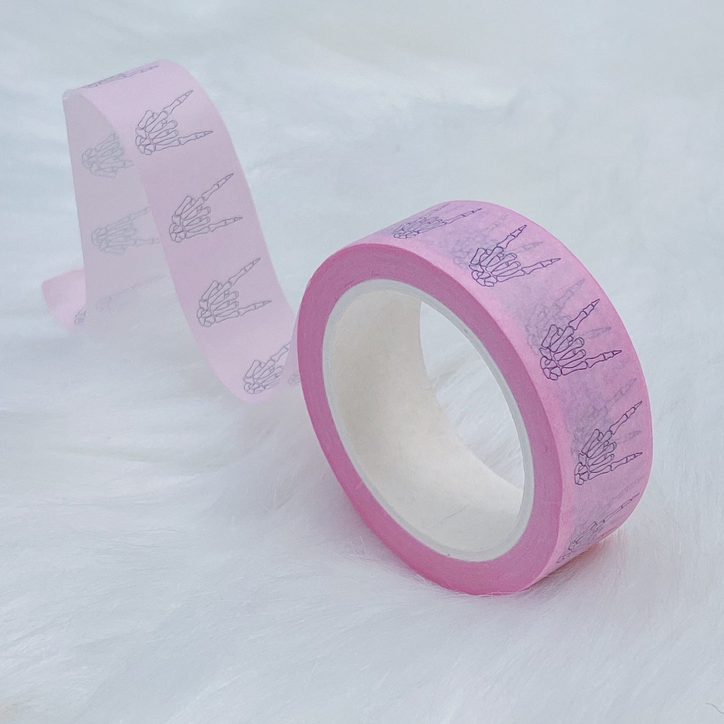 Skele Rock N' Roll Washi Tape | 15MM | Pink