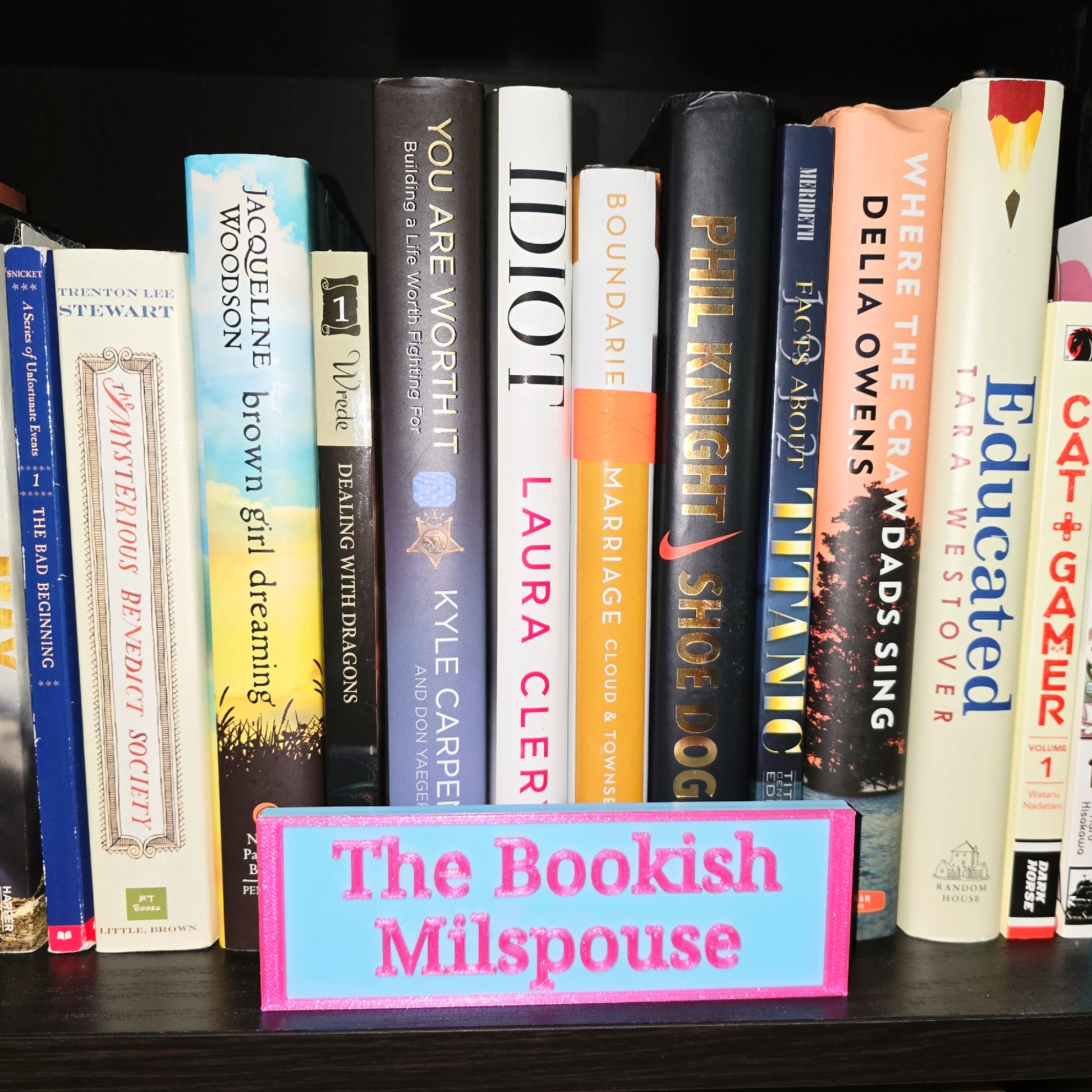 The Bookish Milspouse Sign (Made to Order) - Creative By Sanchez