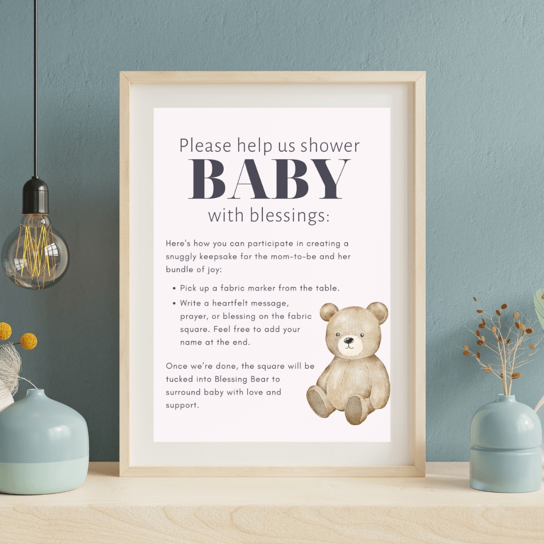 Toffee Blessing Bear® Baby Shower Bundle