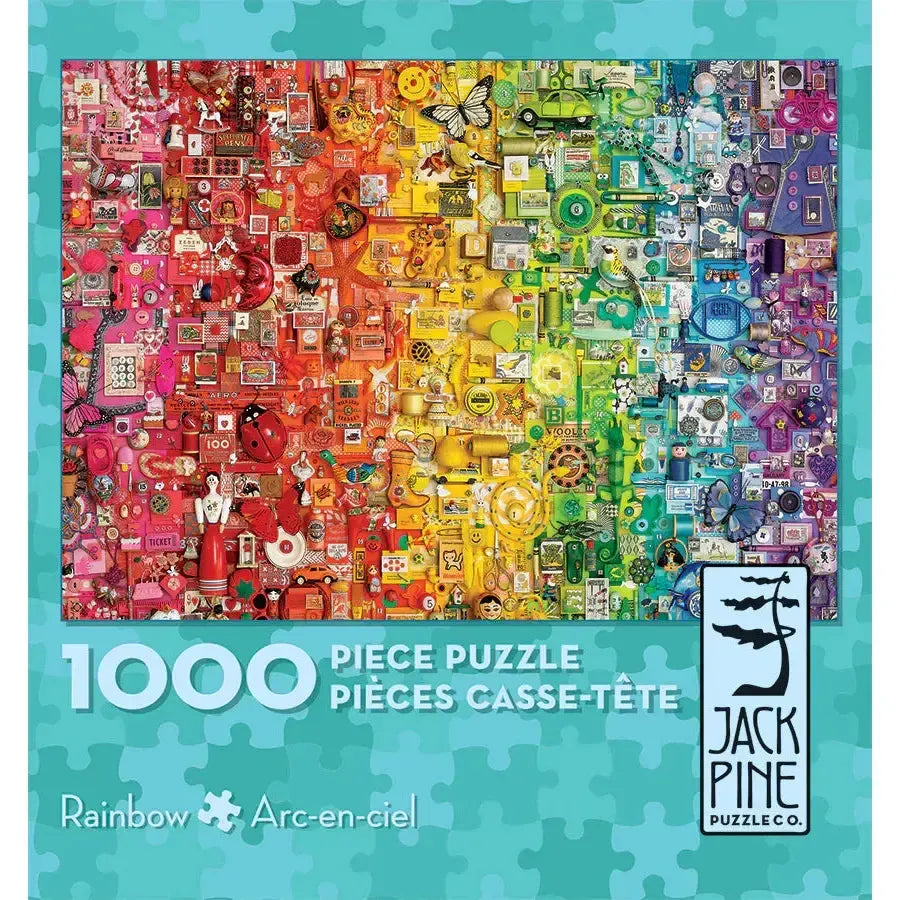 Rainbow 1000 Piece Jigsaw Puzzle Jack Pine