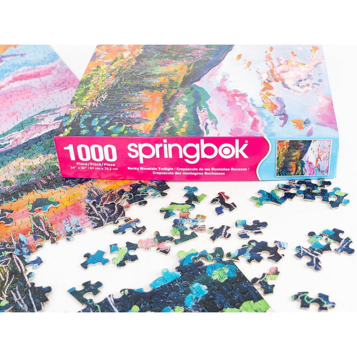 Rocky Mountain Twilight 1000 Piece Jigsaw Puzzle Springbok