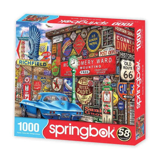 Route 66 1000 Piece Jigsaw Puzzle Springbok
