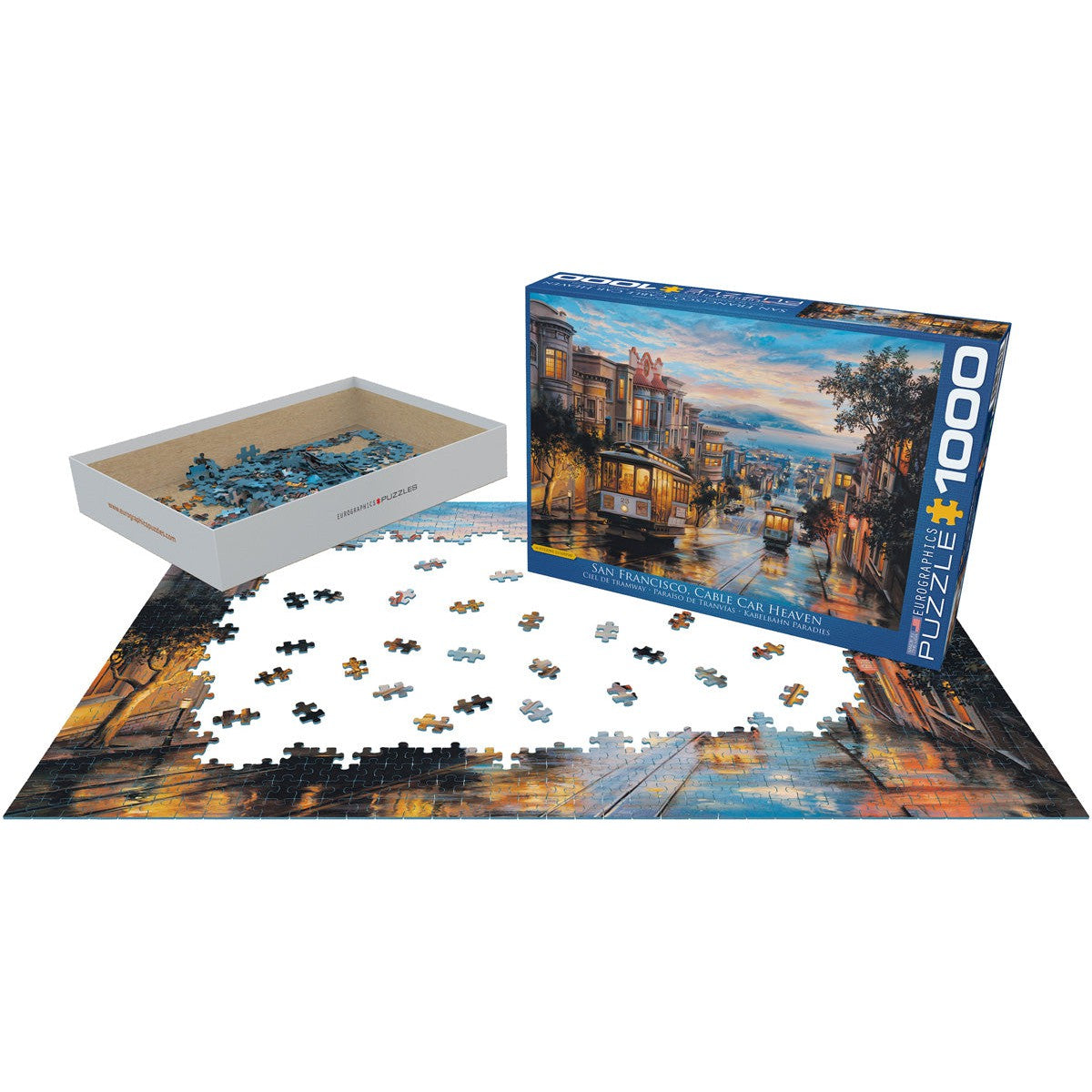 San Francisco Cable Car Heaven 1000 Piece Jigsaw Puzzle Eurographics