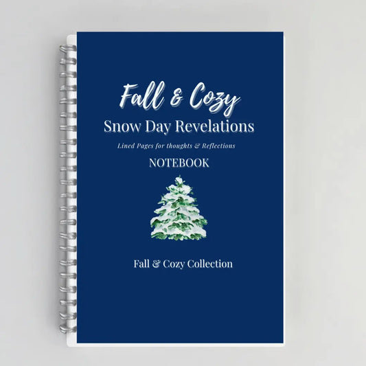 Snowy Days Notes – Cozy Autumn Notebook with Snow