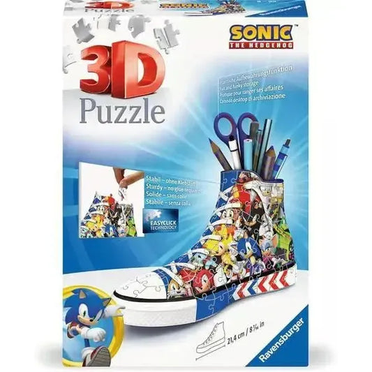 Sonic the Hedgehog Sneaker 112 Piece 3D Jigsaw Puzzle Ravensburger
