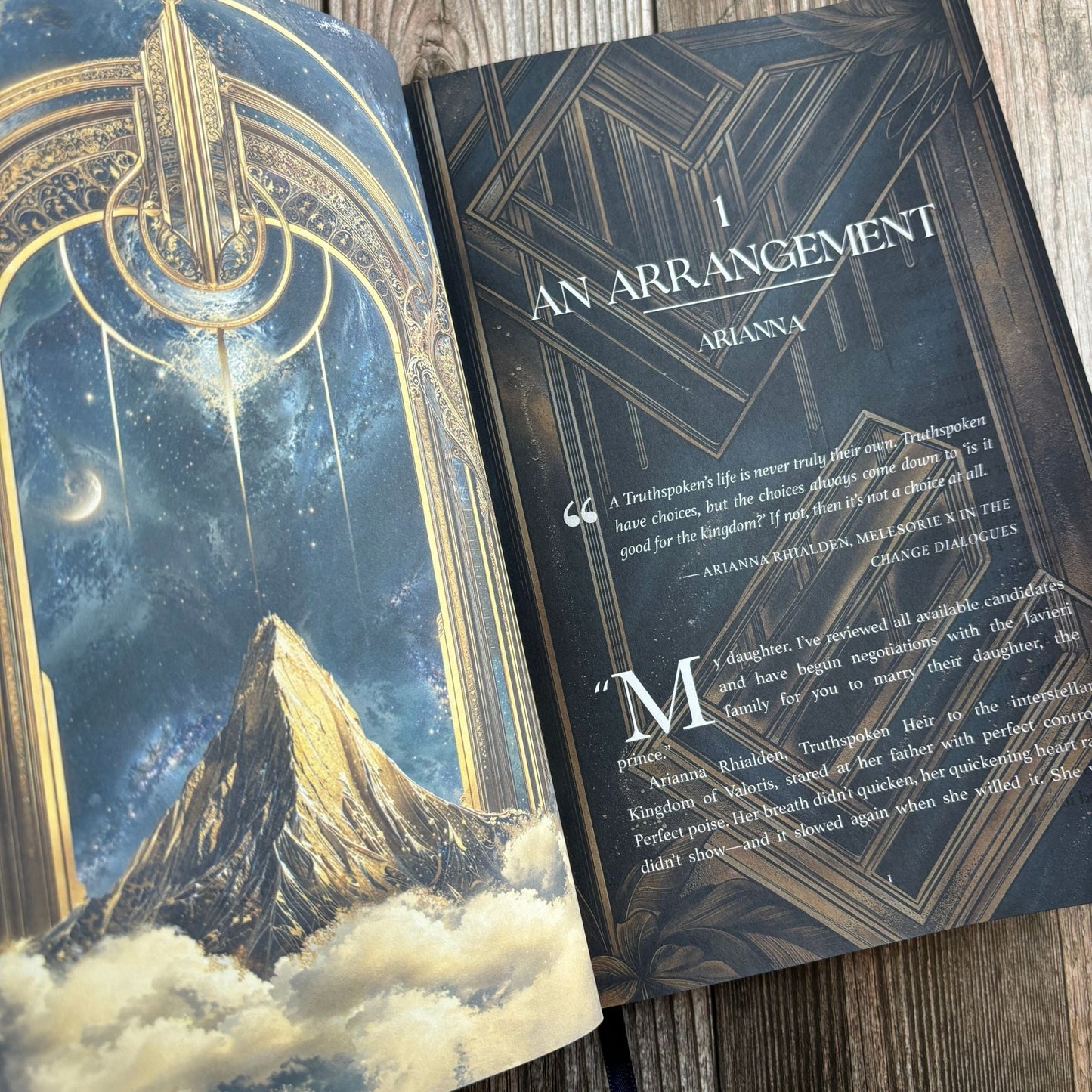 SIGNED Special Edition Hardcover - The Truthspoken Heir: The Stars and Green Magics Book 1