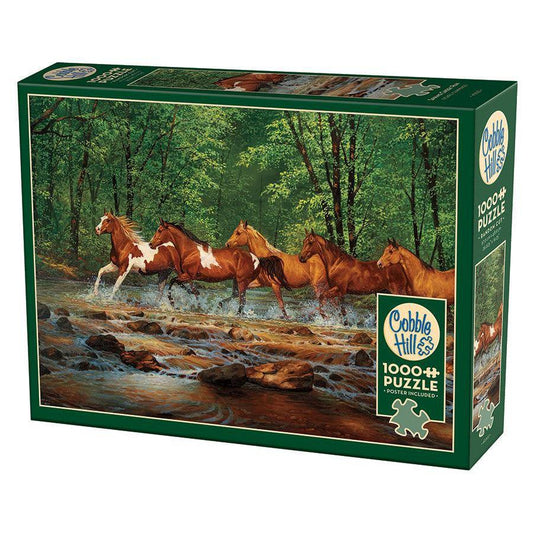 Spring Creek Run 1000 Piece Jigsaw Puzzle Cobble Hill