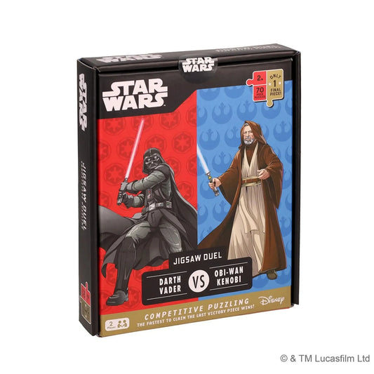 Star Wars Kenobi vs. Vader Set of 2 70 Piece Jigsaw Duel Puzzles Ridley